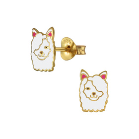 Lama Kinderohrringe 925 Silber