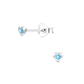 Herz Ohrringe 925 Silber
