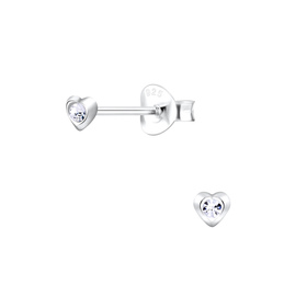 Herz Ohrringe 925 Silber