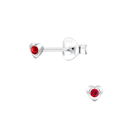 Herz Ohrringe 925 Silber