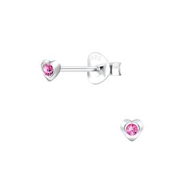 Herz Ohrringe 925 Silber