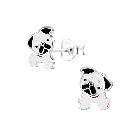 Bulldoggen Kinderohrringe 925 Silber