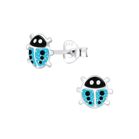 Marienk�fer Kinderohrringe 925 Silber