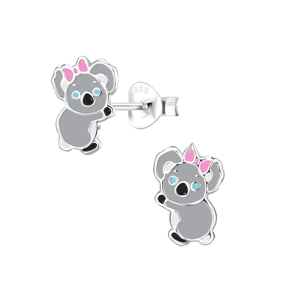 Koala Kinderohrringe 925 Silber