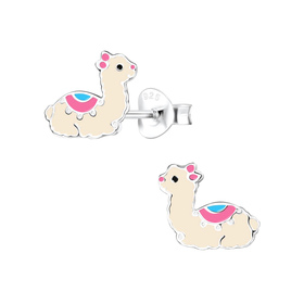 Alpaka Kinderohrringe 925 Silber