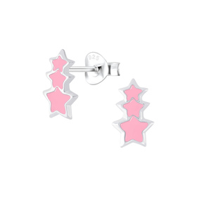 Sternchen Kinderohrringe 925 Silber