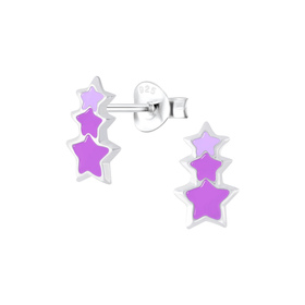 Sternchen Kinderohrringe 925 Silber