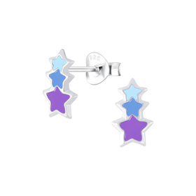 Sternchen Kinderohrringe 925 Silber