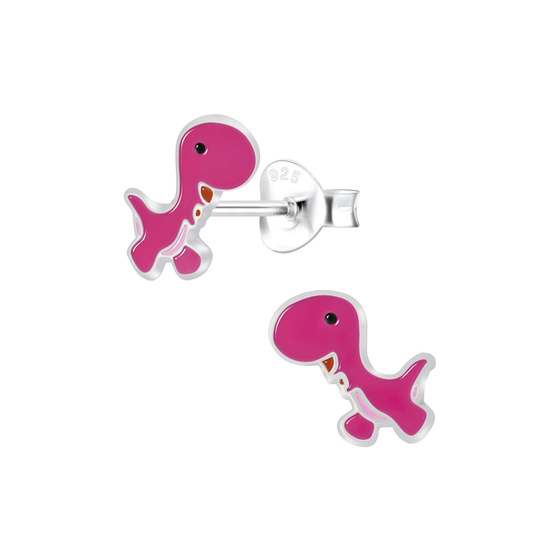 Dinosaurier Kinderohrringe 925 Silber