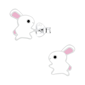 Kaninchen Kinderohrringe 925 Silber