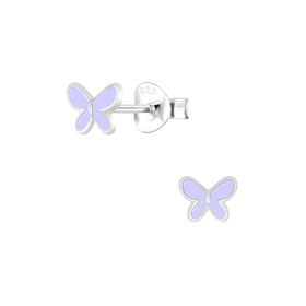 Schmetterling Kinderohrringe 925 Silber