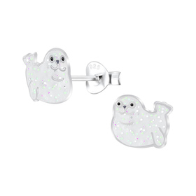 Seel�wen Kinderohrringe 925 Silber