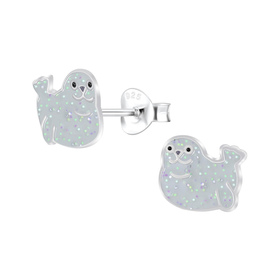 Seel�wen Kinderohrringe 925 Silber