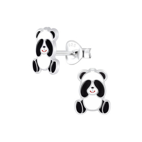 Panda Kinderohrringe 925 Silber