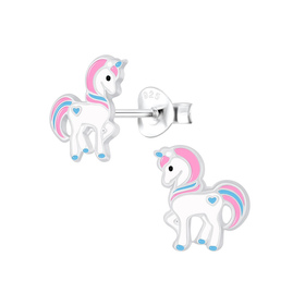 Einhorn Kinderohrringe 925 Silber