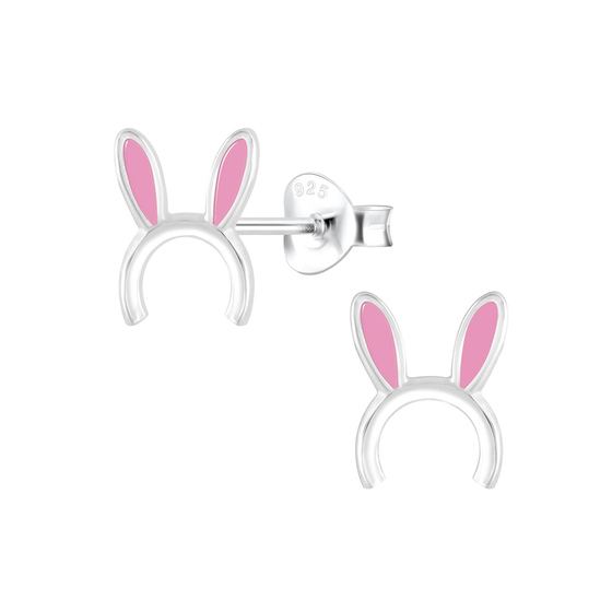 Hasen Kinderohrringe 925 Silber