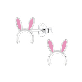 Hasen Kinderohrringe 925 Silber