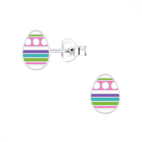 Ostereier Kinderohrringe 925 Silber