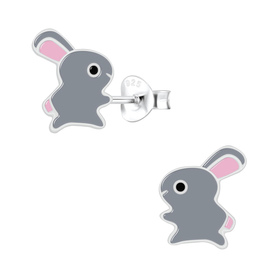 Kaninchen Kinderohrringe 925 Silber