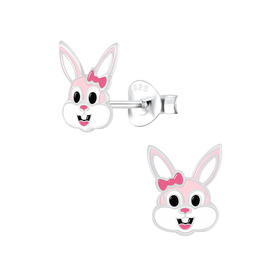 Hasen Kinderohrringe 925 Silber