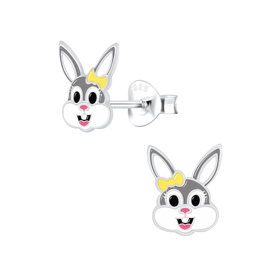 Hasen Kinderohrringe 925 Silber