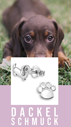 dackel dachshund silber ohrringe schmuck sachen artikel geschenk monkimau