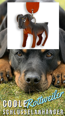 Rottweiler Hund Anhnger Schlsselanhnger Leder Artikel Monkimau